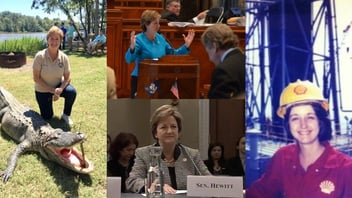 Senator Sharon Hewitt photo collage
