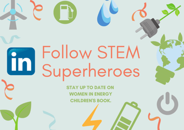 Stem Superheroes LinkedIn Graphic