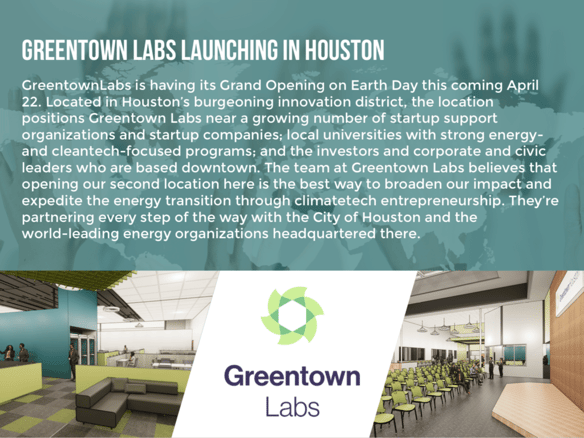 Greentown Houston Launch