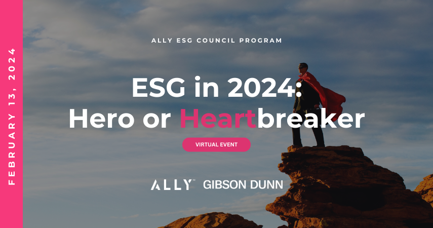 ESG Council Program - ALLY Energy & Gibson Dunn