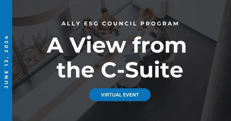 ESG Council Program – A View from the C-Suite