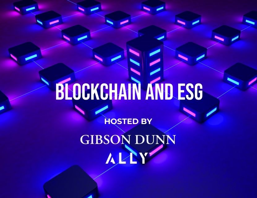 Blockchain and ESG