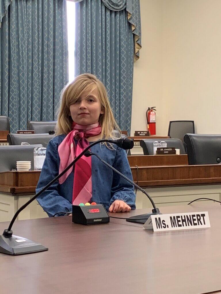 Ally Mehnert at Capitol Hill