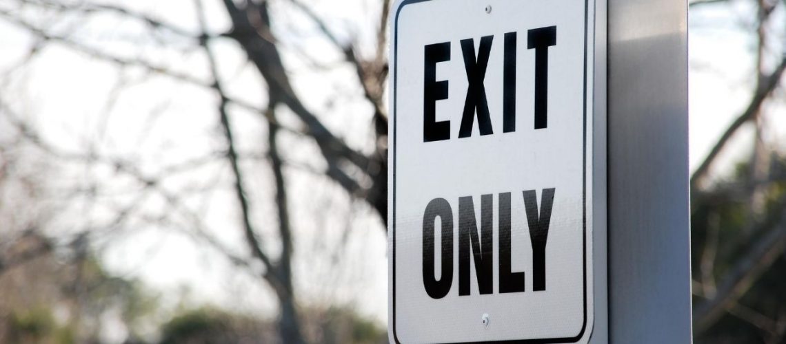 Signs We Don’t Read – Exit Only