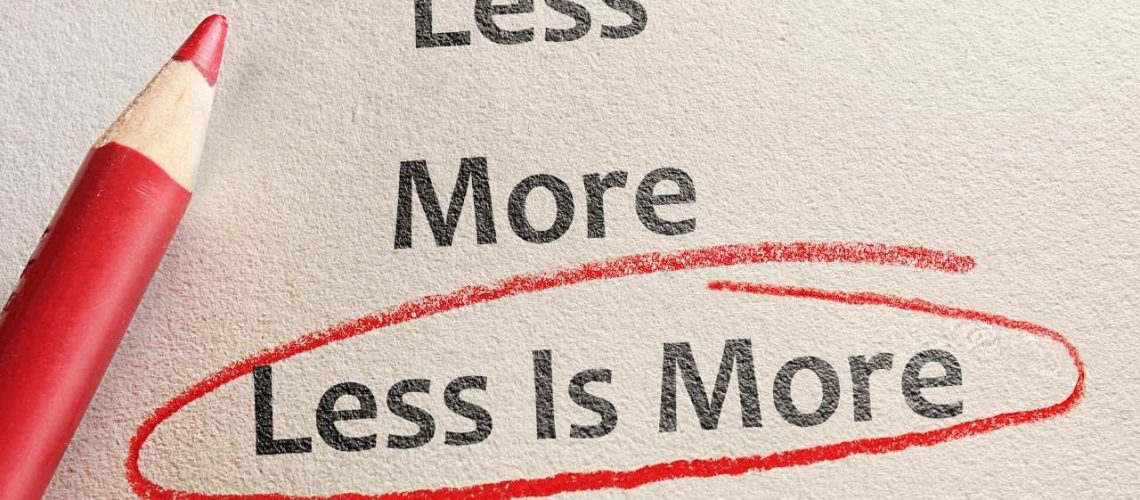 When is Less More at Work?