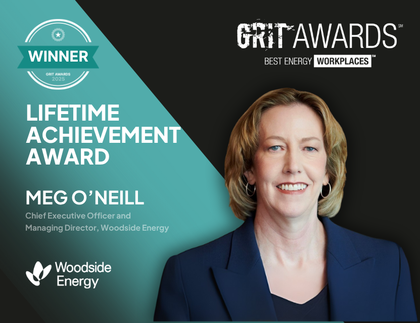 Woodside Energy CEO Meg O’Neill Honored with the 2025 Lifetime Achievement GRIT Award