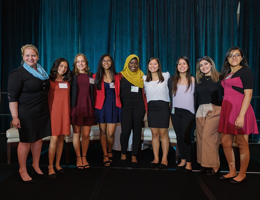 group of ALLY women at an event